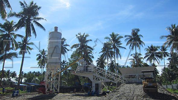 The Installation of Haomei YHZS 60 Mobile Concrete Plant in Philippines.jpg