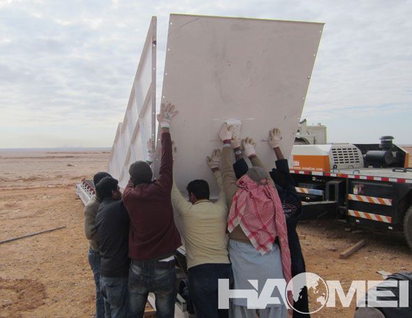 The Installation of small mobile batching plant in The United Arab Emirates.jpg