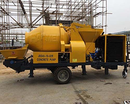 concrete mixing pump