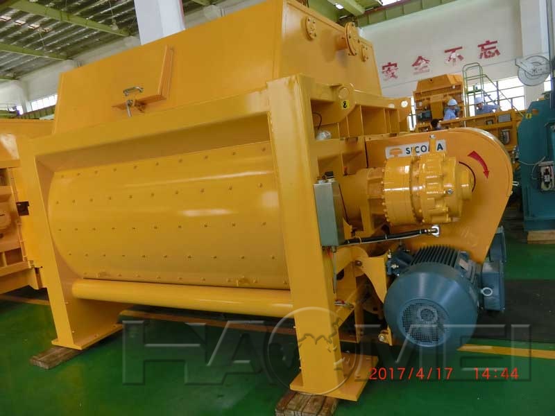 twin shaft mixer machine