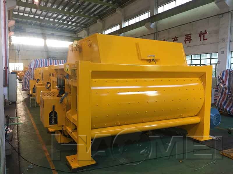 Sicoma twin shaft concrete mixer