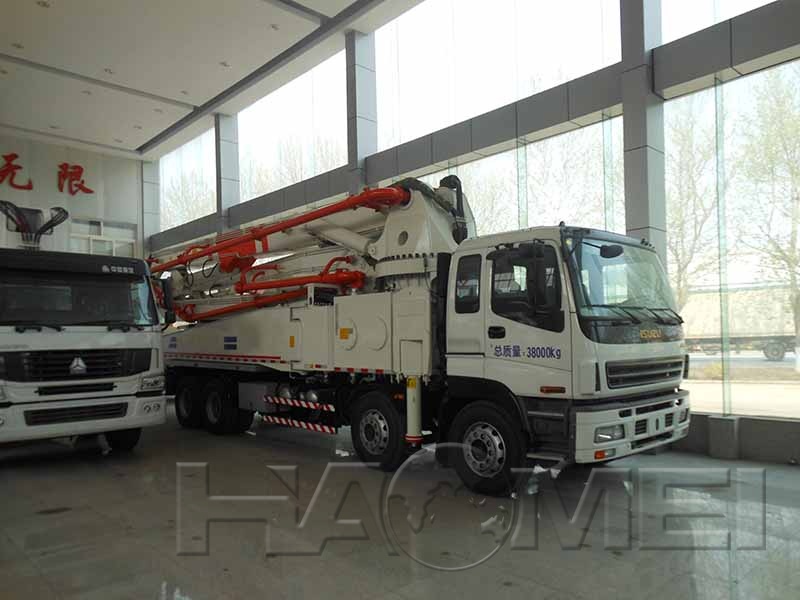 concrete boom pump factory