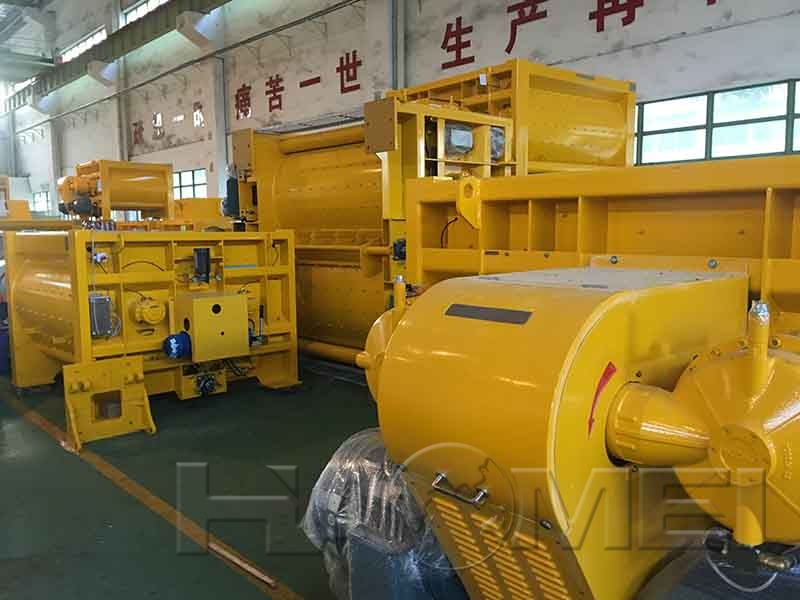 Sicoma double shaft concrete mixer